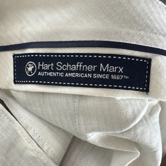 New Hart Schaffner Marx Comfort Plus Wool Pleated Dress Pants Men's Size 38 x 32 - Picture 5 of 9